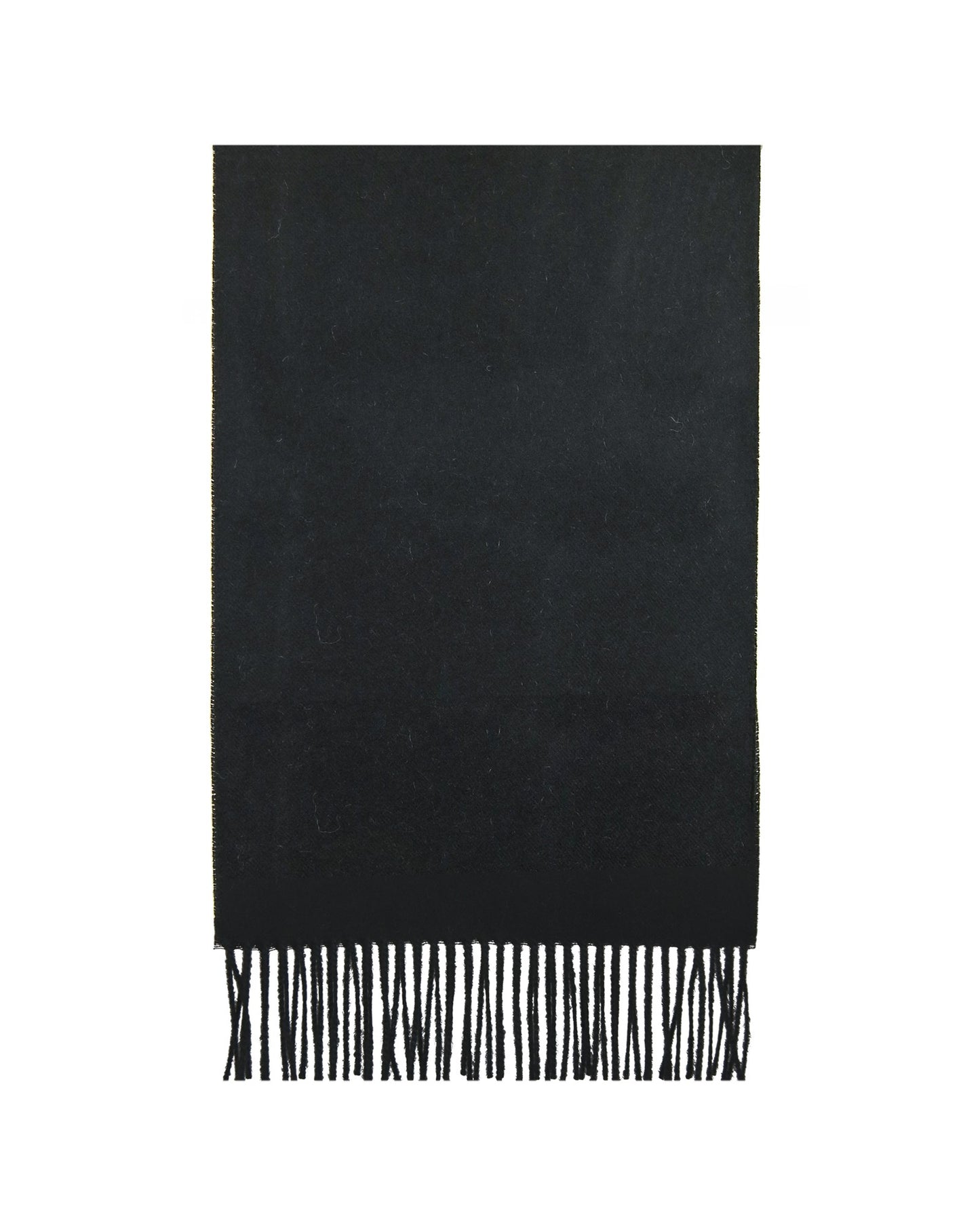 Juodas alpakų vilnos šalikas