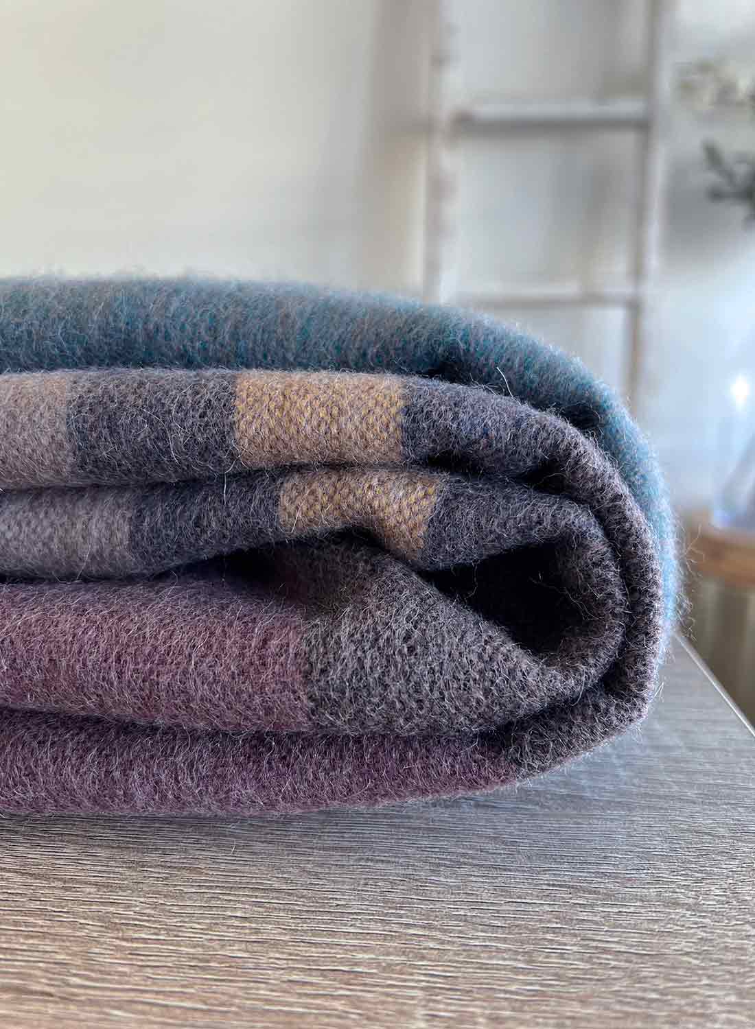 Alpakų vilnos pledas Jade Forest