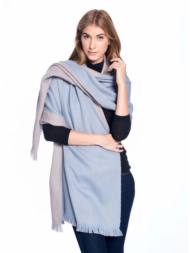 Dvipusė alpakų vilnos skraistė Sediment