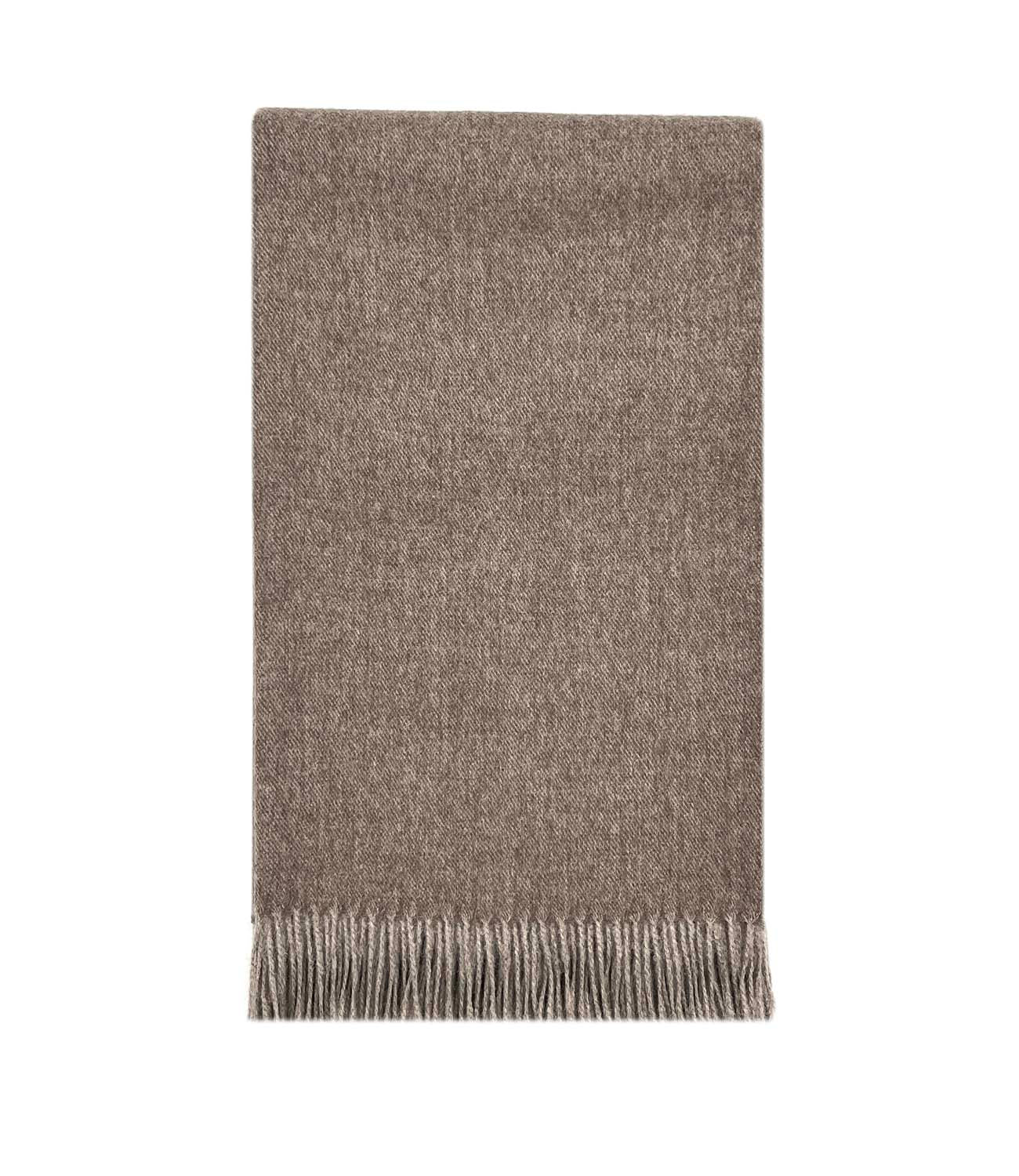 Hazelnut alpakų vilnos šalikas