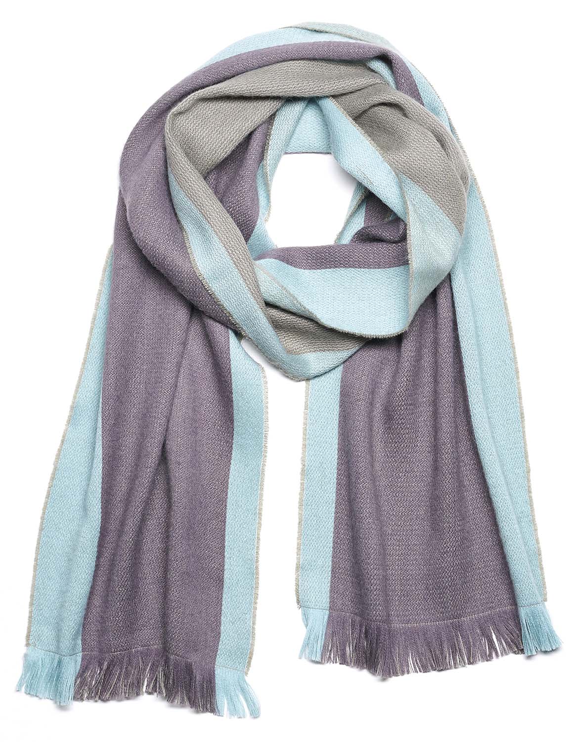 Dvipusis alpakų vilnos šalikas Ether