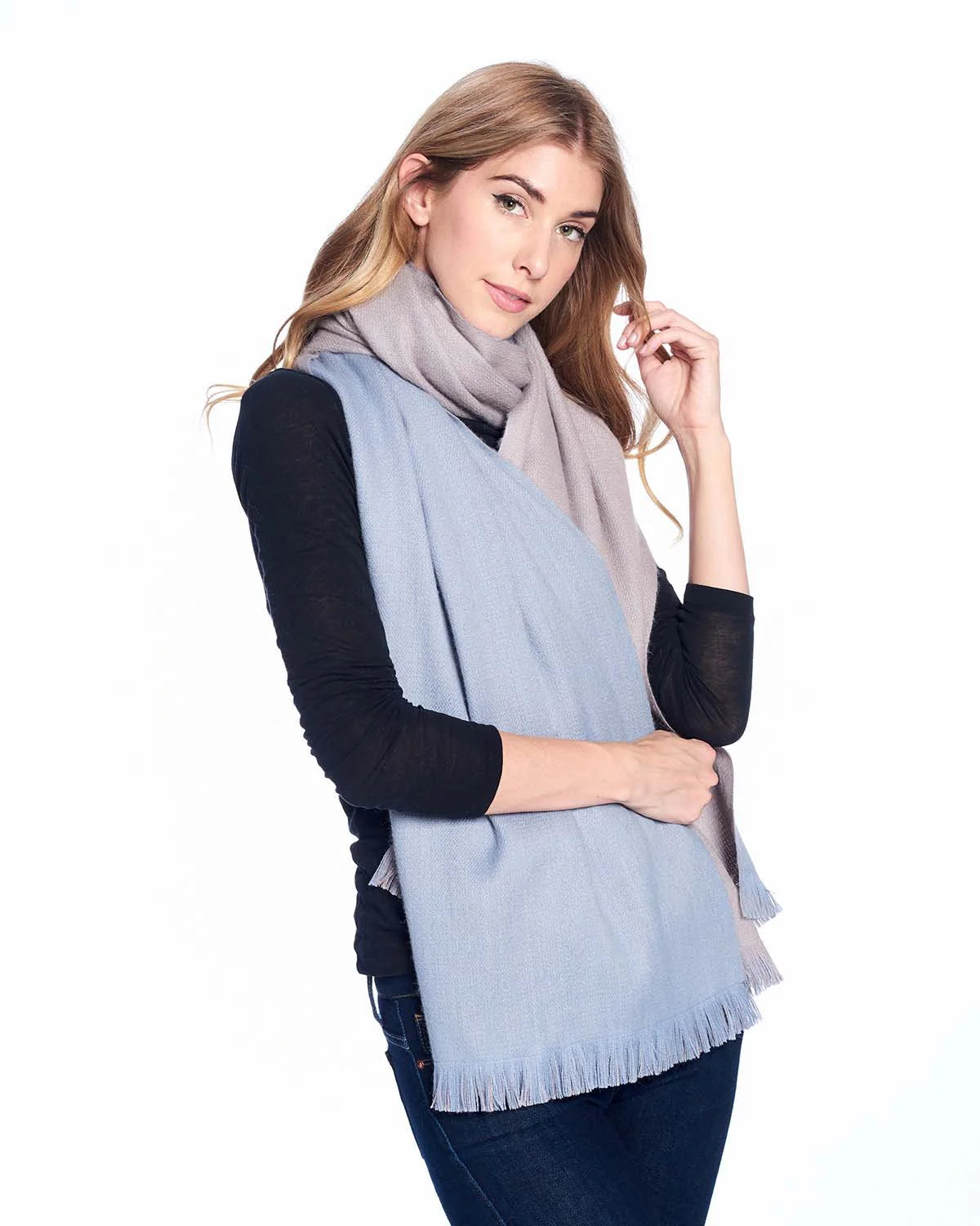 Dvipusė alpakų vilnos skraistė Sediment