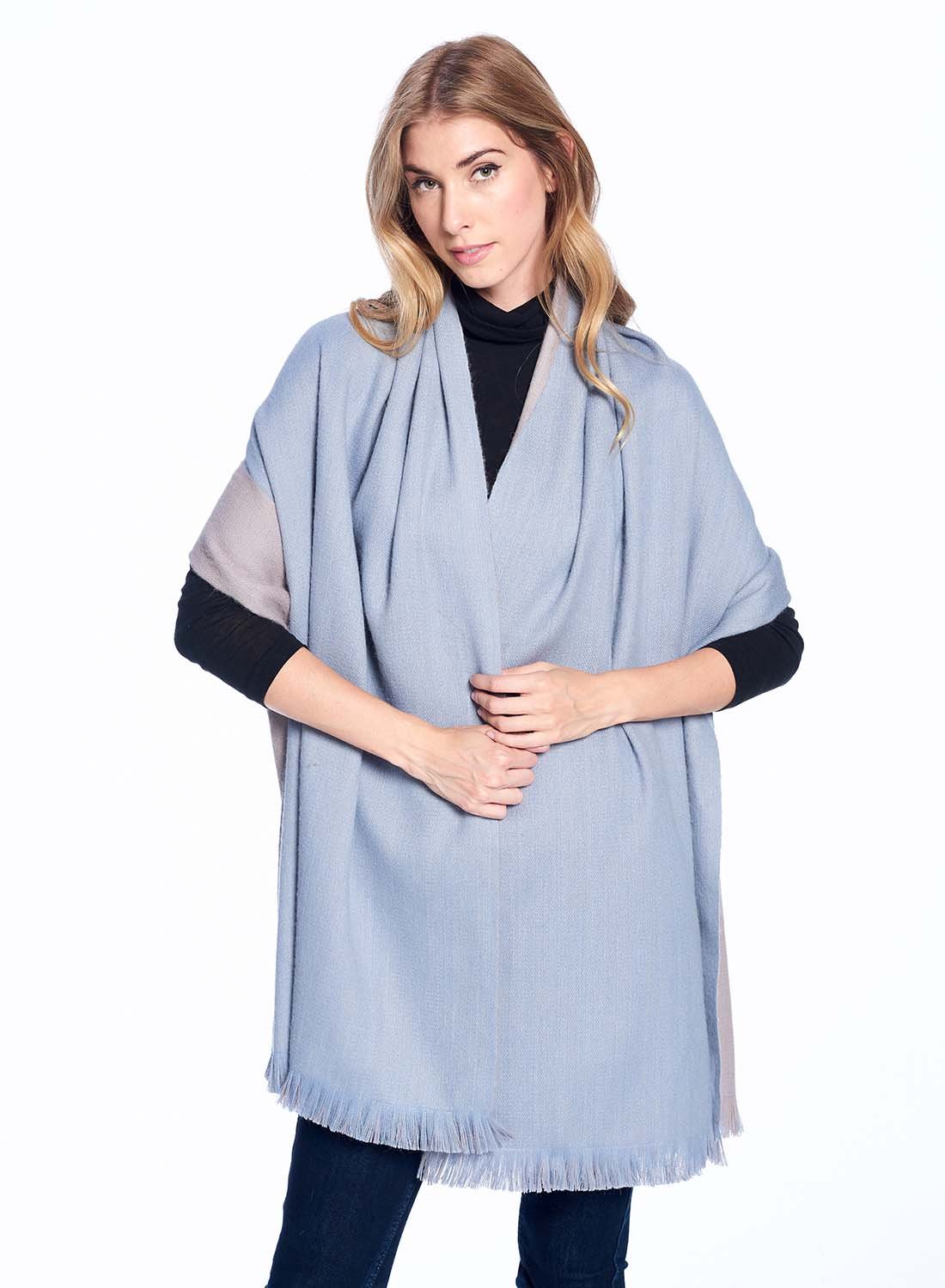 Dvipusė alpakų vilnos skraistė Sediment