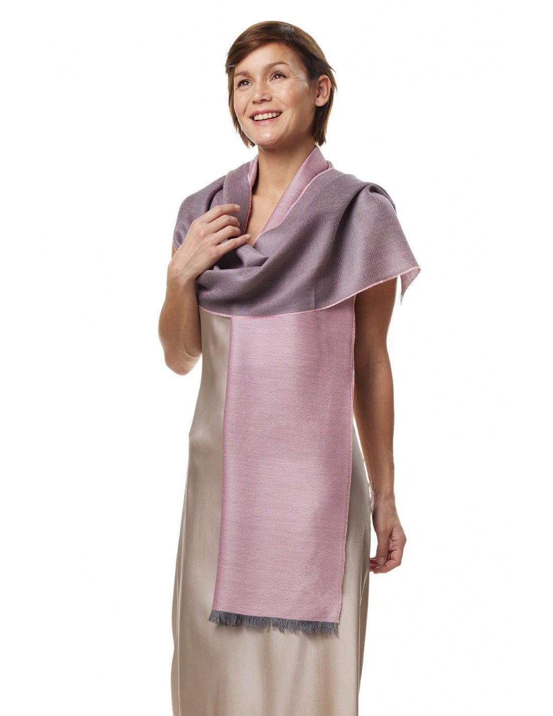 Alpakų vilnos ir šilko šalis AlpaSilk AshRose