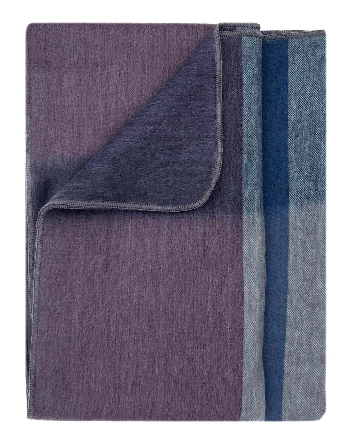 Alpakų vilnos pleda Plum