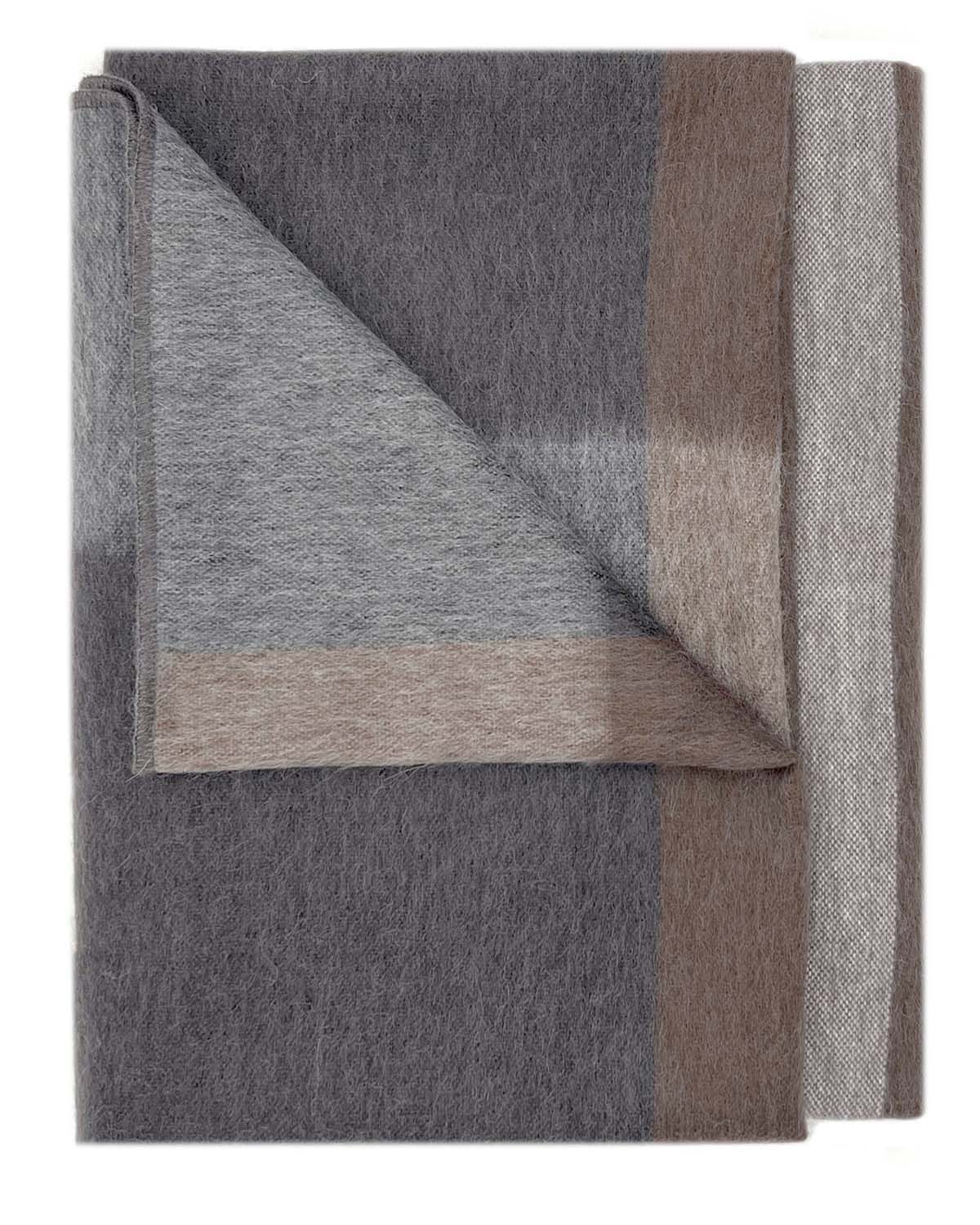 Alpakų vilnos pledas Woodland Lapis