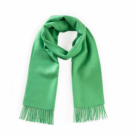 Kelly Green alpakų vilnos šalikas